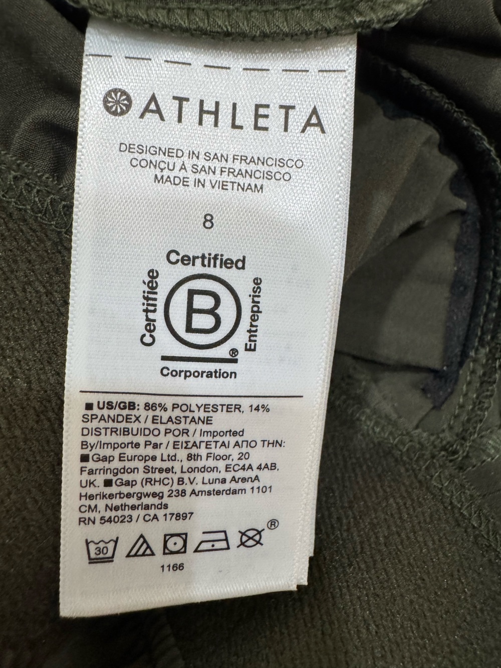 NWOT Athleta Brooklyn Utility Jumpsuit Women's 8 Aspen Olive Green #824834 - Picture 14 of 16